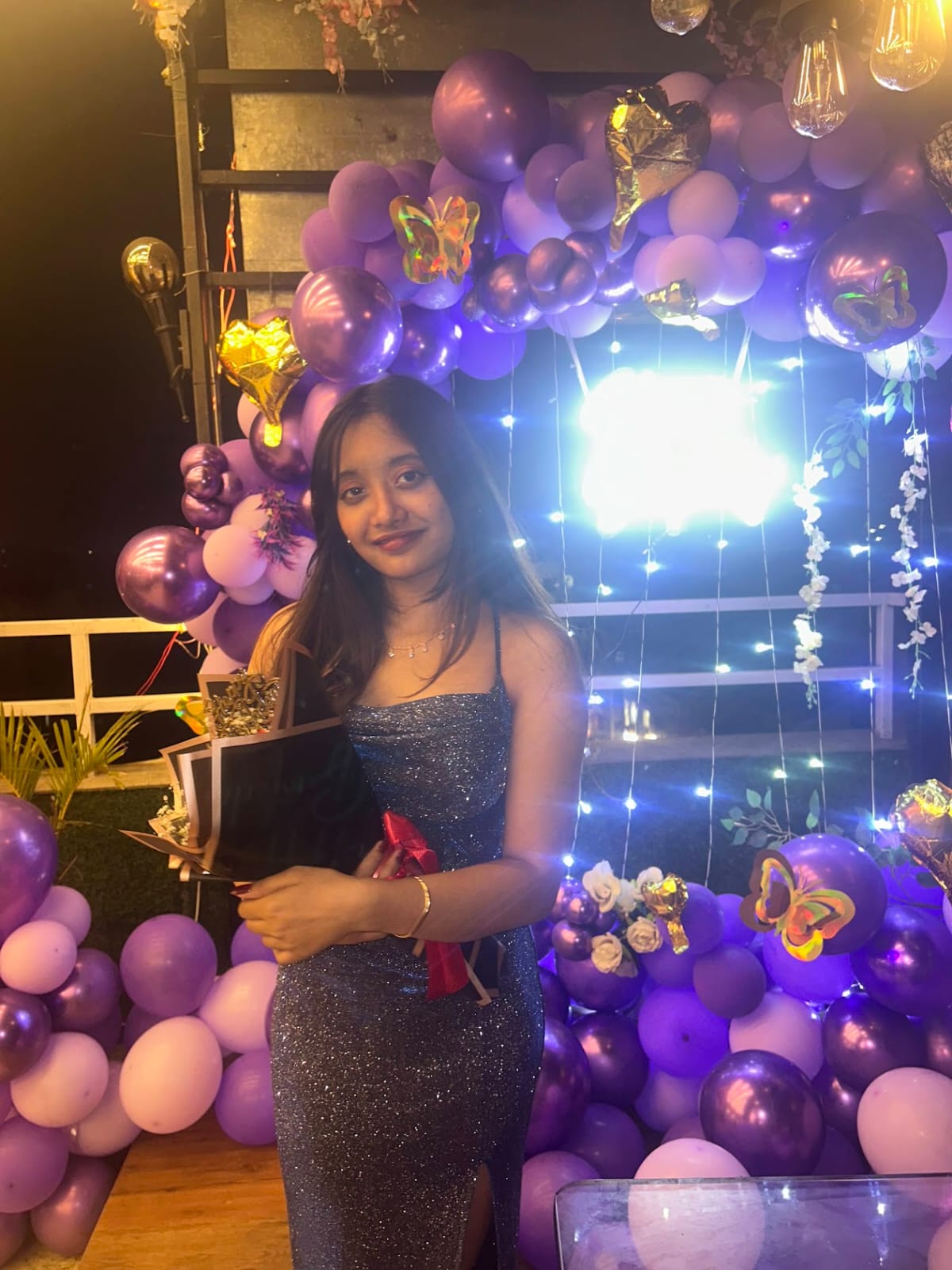 Aditi on her birthday