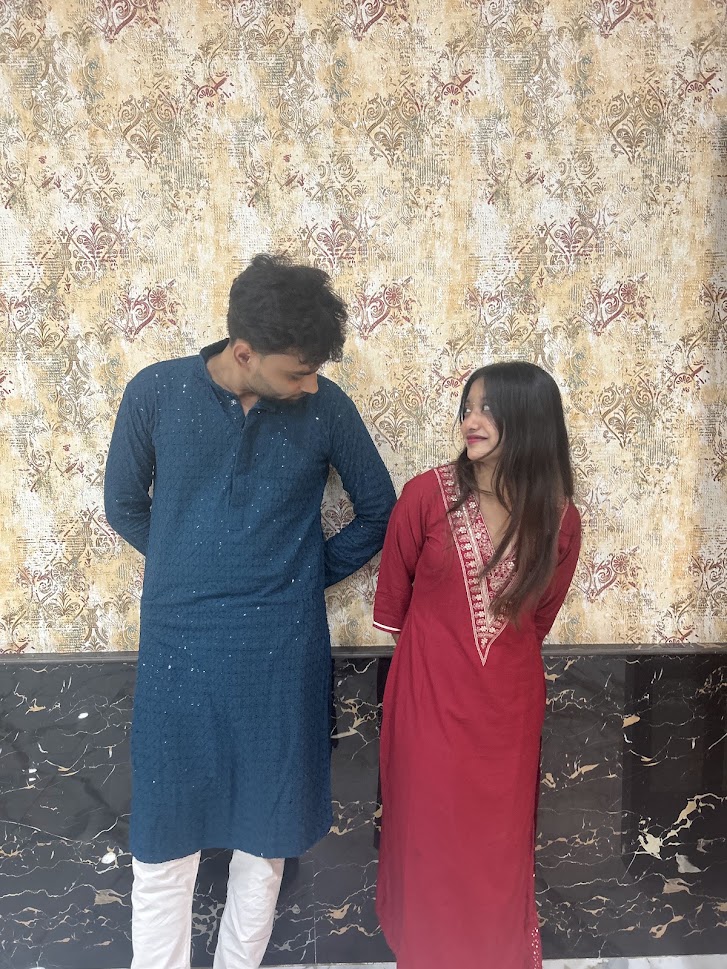 Us together during Diwali